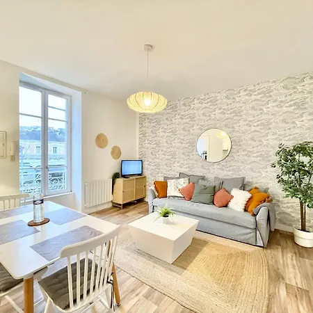 Apartament La Passerelle 1d - Quartier Gare - Wifi Quimper